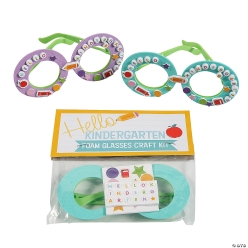 Kindergarten Glasses Craft Kit - 12Pk