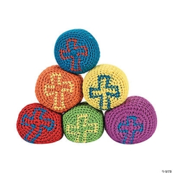 Cross Knitted Kick Balls 12 Pack