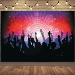 Dance Party 9ft. Backdrop