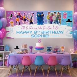 K-Pop Demon Hunters PERSONALIZED Giant Vinyl Banner