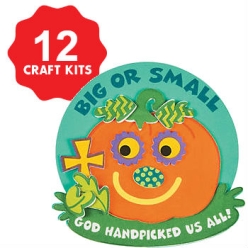 40% OFF: Christian Pumpkin Magnet Craft Kit for 12 Kids