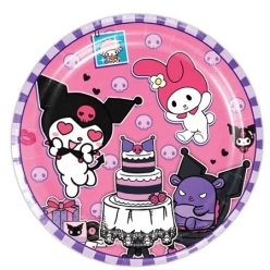 Kuromi Dessert Plates - 10 PK