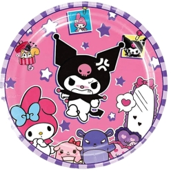 Kuromi Dinner Plates - 10 Plates