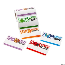 Zoom In VBS Name Tags/Labels - 100Pk