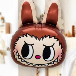 35% OFF: Labubu Brown Supershape Foil Balloon