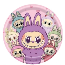 Labubu Pink Dessert Plates - 10 PK