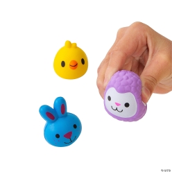 Easter Character Stress Toys - 24Pk
