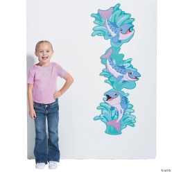 Jointed Leaping Fish Wall Cutout