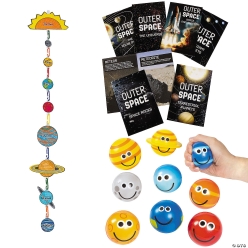 Space & Solar Systems Learning Activity Kit for 24