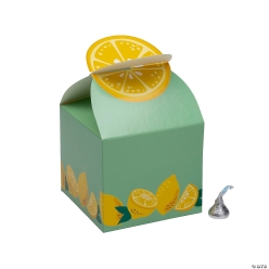 Lemon Party Favour Boxes - 12Pk