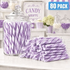 Purple Candy Sticks - 80Pk