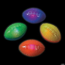 Light-UP Spike Footballs - 12Pk