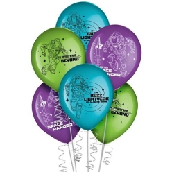 Lightyear Large Latex Balloons - 6 PK
