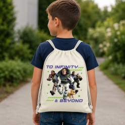 To Infinity and Beyond Drawstring Backpack