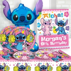 *Lilo and Stitch Pink Deluxe PERSONALIZED Party For 10