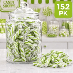 Green Apple Mini Candy Sticks - 152Pk