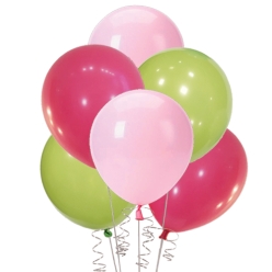 Fucshia, Pastel Pink & Lime Green 12