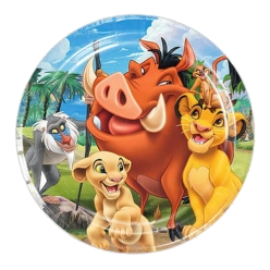 Lion King 3D Dessert Plates - 10 PK