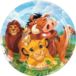 Lion King 3D Dinner Plates - 10 PK