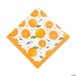 Little Clementine Luncheon Napkins - 16Pk