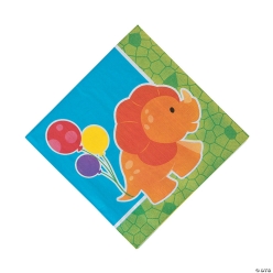 Little Dino Lunch Napkins - 16 Pk