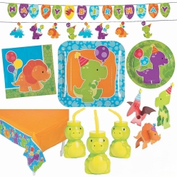 Little Dinosaur Deluxe 45pc Party Pack for 8