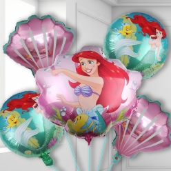 Little Mermaid Shells Balloon Bouquet