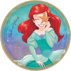 Little Mermaid Dinner Plates 8pk