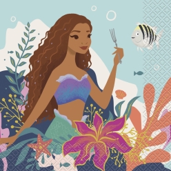 Little Mermaid Movie Lunch Napkins 16pk