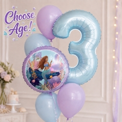 Little Mermaid Movie Choose Age Balloon Set