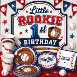 Baseball Rookie Year 1st Birthday