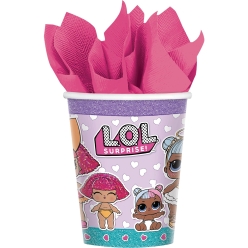 LOL Surprise Sparkle Party Cups - 8 Pack