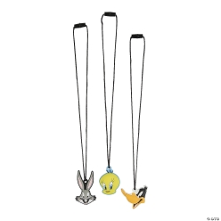 Looney Tunes Charm Necklaces -12Pk