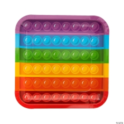 Bubble Popping Dinner Plates 8PK