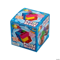 Lotsa Pops Popping Toys Puzzle Block-12Pk
