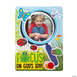 Zoom In VBS Focus on God's Love Picture Frame Craft Kit-12Pk