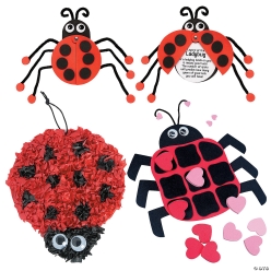 Lovely Ladybug Craft Kit Assortment-36Pk