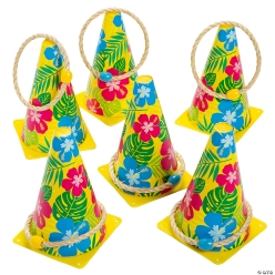 Luau Cone Ring Toss Game
