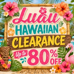 *Luau Hawaiian Clearance Up to 80% OFF