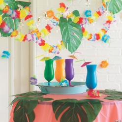 Luau Hibiscus Decorating Kit-50 Piece