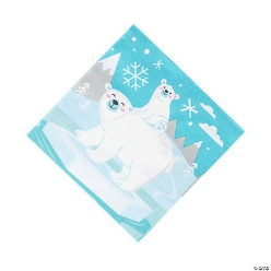 Winter Animals Luncheon Napkins - 16Pk