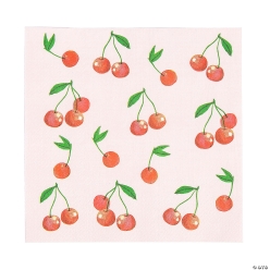 Cherry Pink Luncheon Napkins - 16Pk