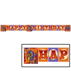 Madagascar 3 Happy Birthday Banner 8.4FT