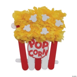 Popcorn Box Craft Stick Craft Kit - 12Pk