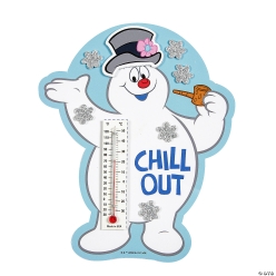 Frosty the Snowman Thermometer Craft Kit-12Pk