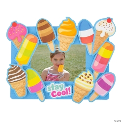 Ice Cream Treats Picture Frame Craft Kit - 12Pk
