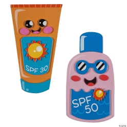 Silly Sunscreen Character Craft Kit-12Pk