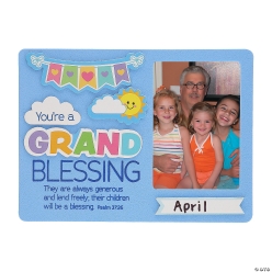 Religious Grandparents Magnet Picture Frame Craft Kit-12Pk