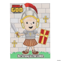 CYO Armour of God Make-a-Scene Sticker Sheets-12Pk