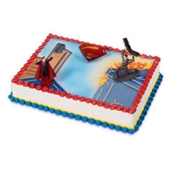 Superman Man of Steel Cake Topper